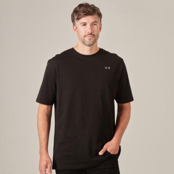 Everyday Mens Initial Tee black