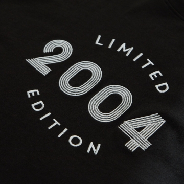 Personalised Men's Black Limited Edition Birth Year T-Shirt by Made Yours