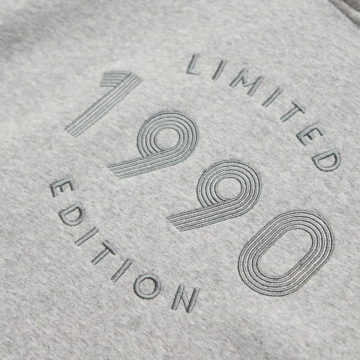 Personalised Men's Grey Limited Edition Birth Year Hoodie by Made Yours