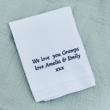  Personalised Sentimental Message Handkerchief