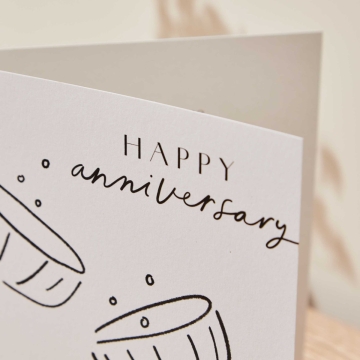 Personalised Happy Anniversary couple Greeting Card