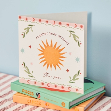 Personalised Zodiac Sign Birthday Card 