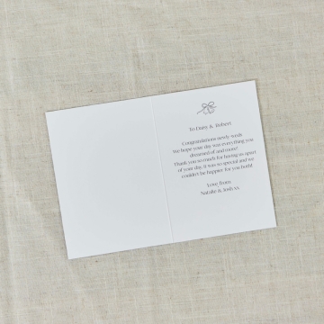 Personalised Congratulations Wedding Photo Card