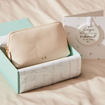 Personalised Oyster Bridesmaid Proposal Gift Set