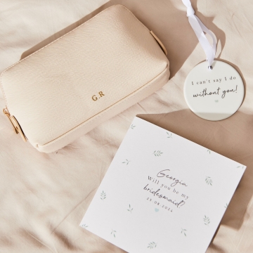 Personalised Oyster Bridesmaid Proposal Gift Set