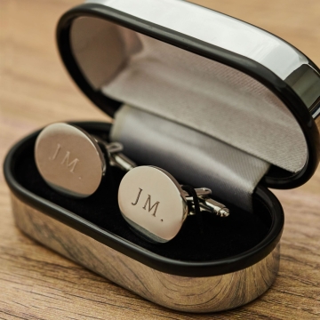 Personalised Wedding Cufflink Gift Set