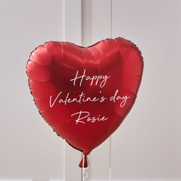 Personalised Valentine's Day Balloon Bundle 