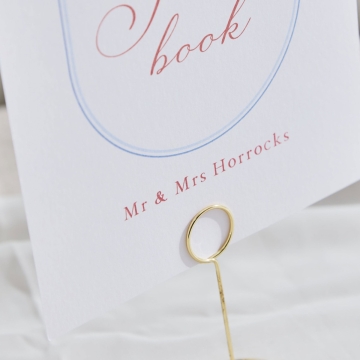 Personalised Wildflower Please Sign Our Guestbook Artwork Table Sign