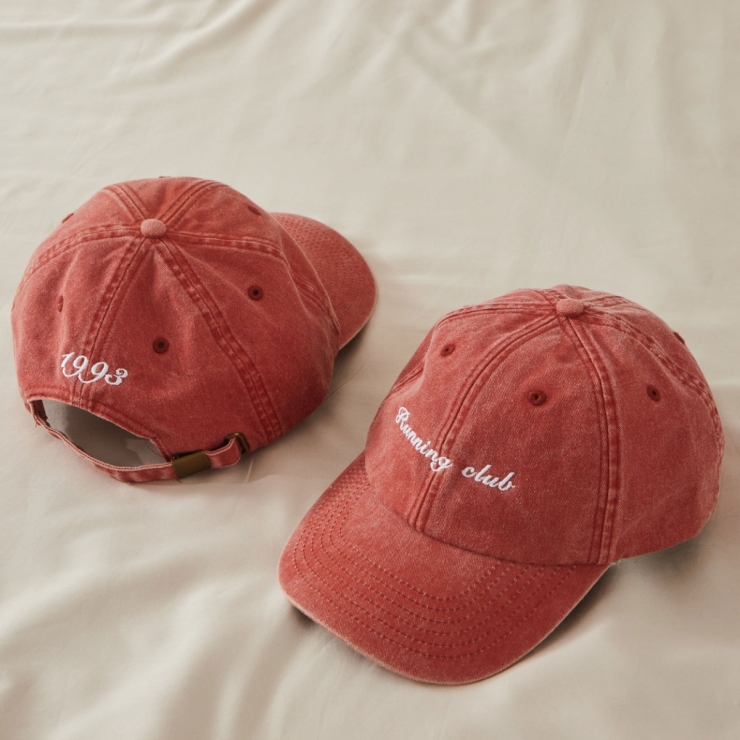 Personalised Rust Vintage Font Adult Baseball Cap