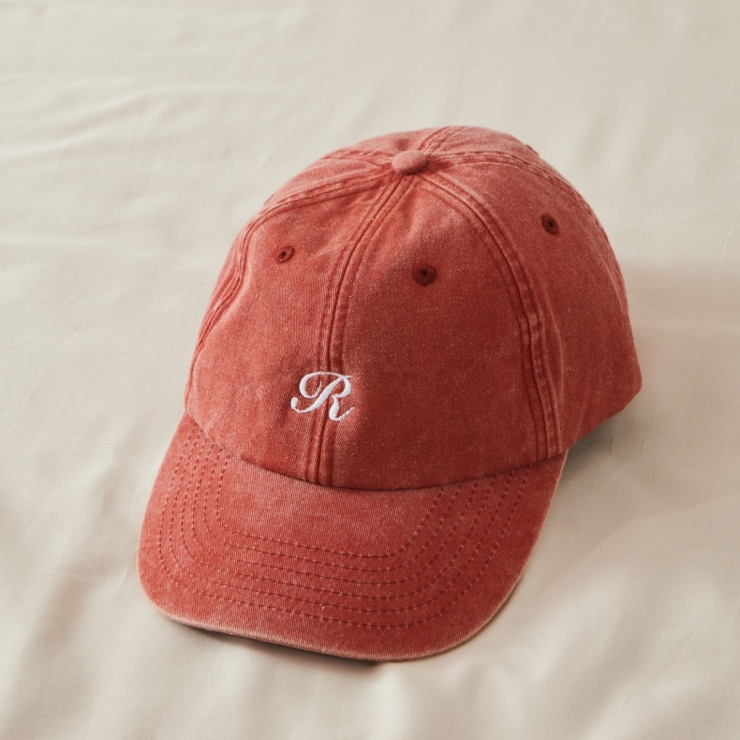 Personalised Rust Vintage Font Adult Baseball Cap